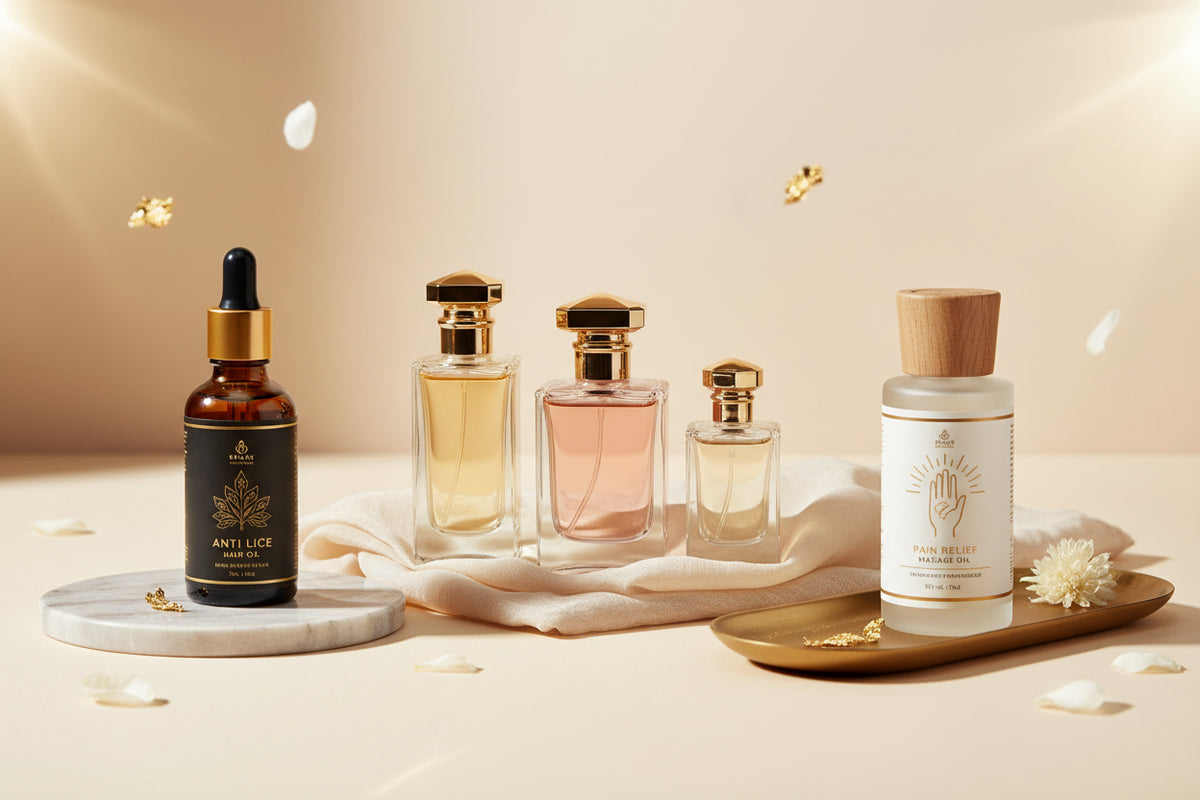 Anti Lice Oil, Perfumes & Pain Relief Oil Banner